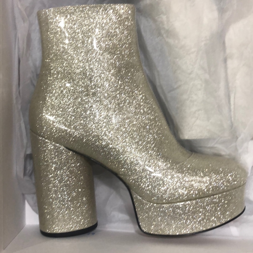 Marc Jacobs Amber Glittery Platform Boot - Picture 2 of 4